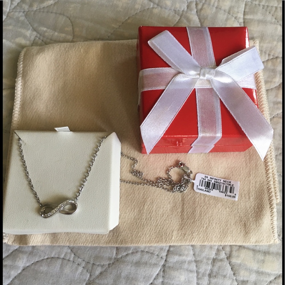 17” infinity necklace $150 NWT
